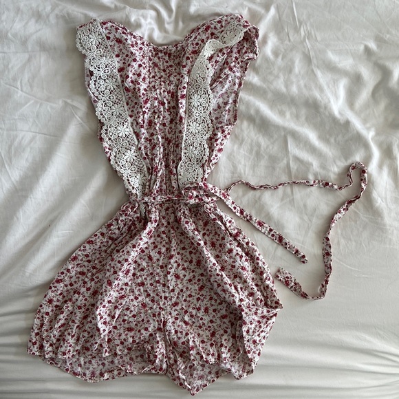 Monteau floral romper - Picture 1 of 1